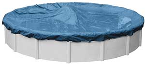 Robelle 3524-4 Super Winter Pool Cover for Round Above Ground Swimming Pools, 24-ft. Round Pool