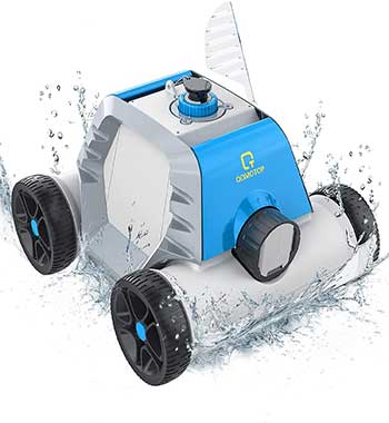 OT QOMOTOP Robotic Pool Cleaner, Cordless Automatic Pool Cleaner with 5000mAh Rechargeable Battery, 90 Mins Working Time, IPX8 Waterproof, Ideal for..