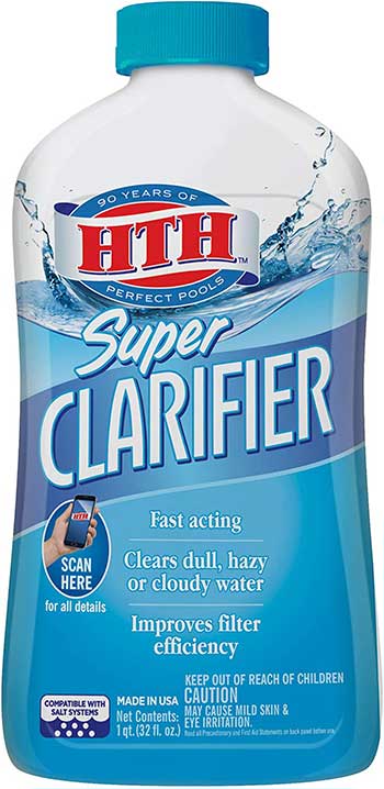 HTH 67023 Super Clarifier Swimming Pool Cleaner, 32 fl oz